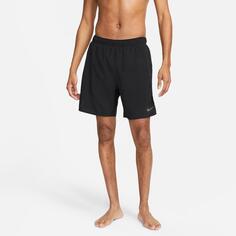 Мужские шорты для бега Nike Dri-FIT Challenger 2-в-1 7 дюймов, черный
