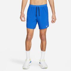 Мужские шорты для бега Nike Dri-FIT Stride 2-в-1 7 дюймов, синий