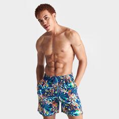 Мужские шорты для плавания Nike Electric Floral Icon 7 дюймов, синий