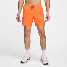 Мужские шорты для бега Nike Dri-FIT Stride 7 дюймов с короткой подкладкой, апельсин