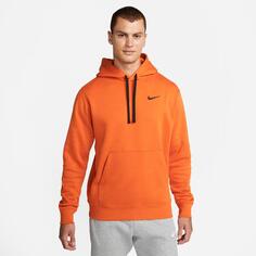 Мужская флисовая худи с вышивкой Nike Sportswear Нидерланды Club, апельсин