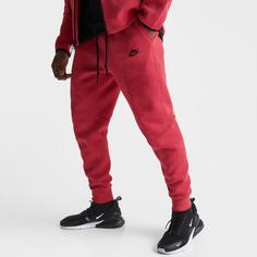 Мужские брюки для бега из флиса Nike Sportswear Tech, красный