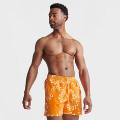 Мужские шорты для плавания Nike Swoosh Allover Volley 5 дюймов, апельсин