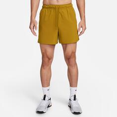 Мужские универсальные шорты без подкладки Nike Unlimited Dri-FIT 5 дюймов, желтый
