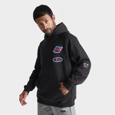 Мужская худи с графическим логотипом Puma BMW M Motorsport Statement Patchwork Logo, черный