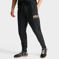 Мужские брюки-джоггеры с логотипом Polo Ralph Lauren RL, черный