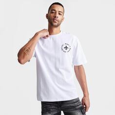 Мужская футболка с рисунком «Спрос и предложение» NYC Lawrence, белый Supply And Demand