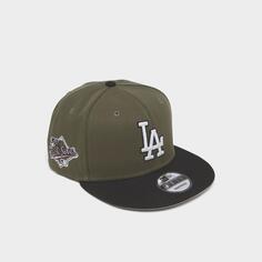 Оливковая кепка New Era Los Angeles Dodgers MLB 9FIFTY Snapback, зеленый