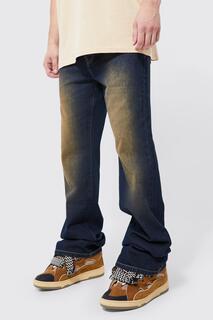 Высокие джинсы с оттенком омбре Boohoo, коричневый