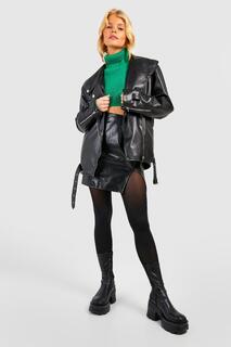 Черные колготки 40 ден Boohoo, черный