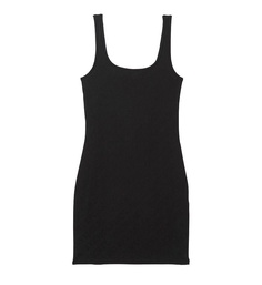 Платье Victoria&apos;s Secret Terrot Cotton Tank Slip, черный