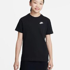 Футболка Nike Sportswear Older Kids&apos;, черный