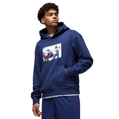 Худи Nike Jordan x Trophy Room Men&apos;s Fleece, темно-синий