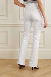 VERONICA BEARD расклешенные джинсы Beverly с высокой посадкой, белый