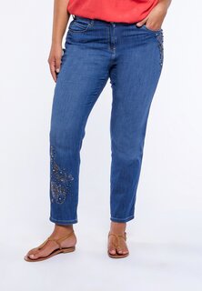 Узкие джинсы синего цвета Fiorella Rubino, синий