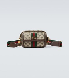 Холщовая сумка Ophidia Mini GG Supreme Gucci, разноцветный