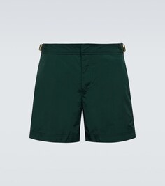 Плавки-шорты Setter с полосками GT Orlebar Brown, зеленый