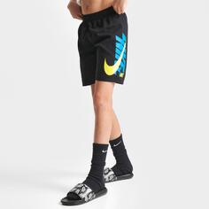 Шорты для плавания Nike Volley 7 дюймов для мальчиков, черный