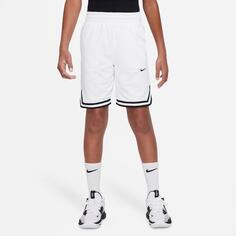 Баскетбольные шорты Nike Dri-FIT DNA для мальчиков, белый
