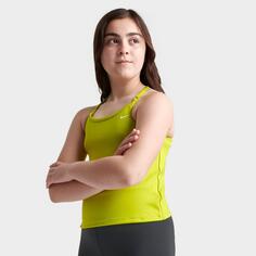 Спортивный бюстгальтер Nike Dri-FIT Indy Tank для девочек, желтый