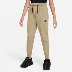 Брюки-джоггеры из технического флиса Nike Sportswear для девочек, коричневый