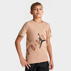 Детская футболка Jordan Stretch с логотипом, розовый