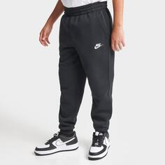 Детские брюки-джоггеры из флиса Nike Club, черный