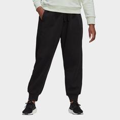 Женские брюки-джоггеры из флиса adidas Sportswear All SZN (большие размеры), черный