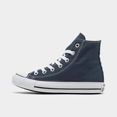 Женские повседневные кроссовки с высоким берцем Converse Chuck Taylor (доступны размеры для больших детей), синий