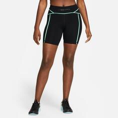 Женские шорты Nike Pro Dri-FIT Membership со средней посадкой (7 дюймов), черный