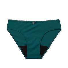 Трусы Victoria&apos;s Secret Smooth Period Bikini, темно-зеленый