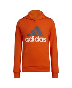 Пуловер с капюшоном и длинными рукавами для больших мальчиков adidas