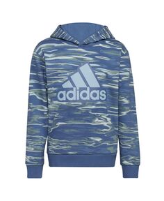 Толстовка с длинными рукавами и принтом Big Boys Liquid Camo adidas