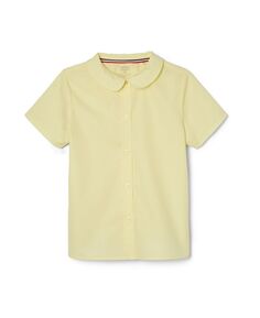 Современная блузка с короткими рукавами для маленьких девочек в стиле Питера Пэна French Toast