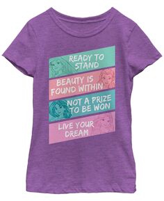 Детская футболка с надписью «Принцесса» для девочек Disney