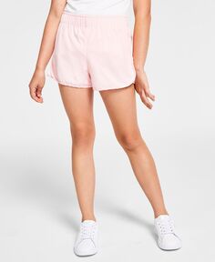 Тканые шорты Big Girls Core, созданные для Macy&apos;s ID Ideology