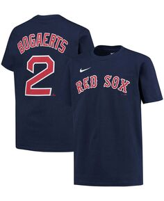 Темно-синяя футболка Big Boys Xander Bogaerts Boston Red Sox с именем и номером игрока Nike