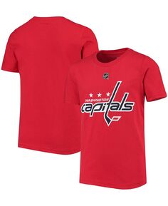 Красная футболка с логотипом Big Boys Washington Capitals Outerstuff