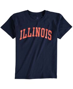 Темно-синяя футболка Big Boys Illinois Fighting Illini Basic Arch Fanatics