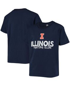 Темно-синяя футболка Big Boys Illinois Fighting Illini Team Two Feet Ahead