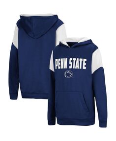 Темно-синий пуловер с капюшоном Big Boys Penn State Nittany Lions VF Cut Sew Colosseum