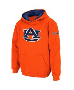 Пуловер с большим логотипом Big Boys Orange Auburn Tigers, толстовка с капюшоном Stadium Athletic