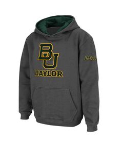 Темно-серый пуловер с логотипом Big Boys Baylor Bears Stadium Athletic