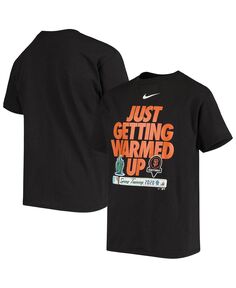 Черная футболка Big Boys San Francisco Giants 2020 Spring Training Just Get Warm Up Nike