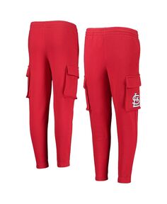 Красные флисовые брюки-карго Big Boys St. Louis Cardinals Players Anthem Outerstuff