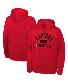 Красный пуловер с капюшоном Big Boys Toronto Raptors Team Spotlight Performance Nike