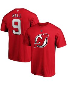 Красная футболка Big Boys Taylor Hall с именем и номером New Jersey Devils Fanatics