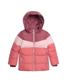 Пуховая куртка для девочек розово-сливового цвета - для малышей | для детей Deux par Deux