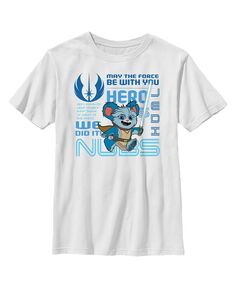 Детская футболка с надписью «Звёздные войны: Приключения юного джедая» для мальчиков Disney Lucasfilm