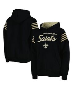 Черный пуловер с капюшоном Big Boys New Orleans Saints The Champ Is Here Outerstuff